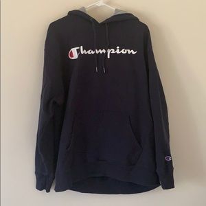 Men’s xl champion hoodie navy blue